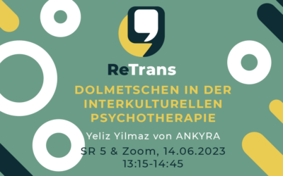 Eighth ReTrans lecture series talk on interpreting in intercultural psychotherapy